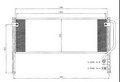 Радиатор кондиционера Mazda 323 9498 DILLER OEBE7C61480